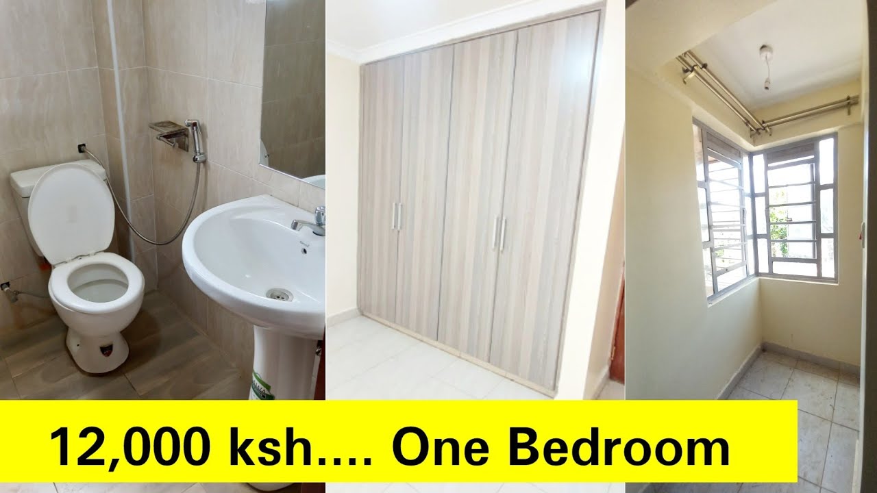 (12,000 Ksh) One Bedroom  Apartment Tour  & Bedsitter..Cost Of Living In Nairobi Kenya.