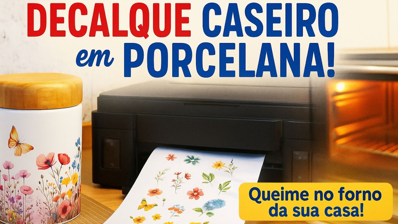 🎨 Самодельные фарфоровые наклейки: сделайте их сами и обожгите в домашней печи!✨