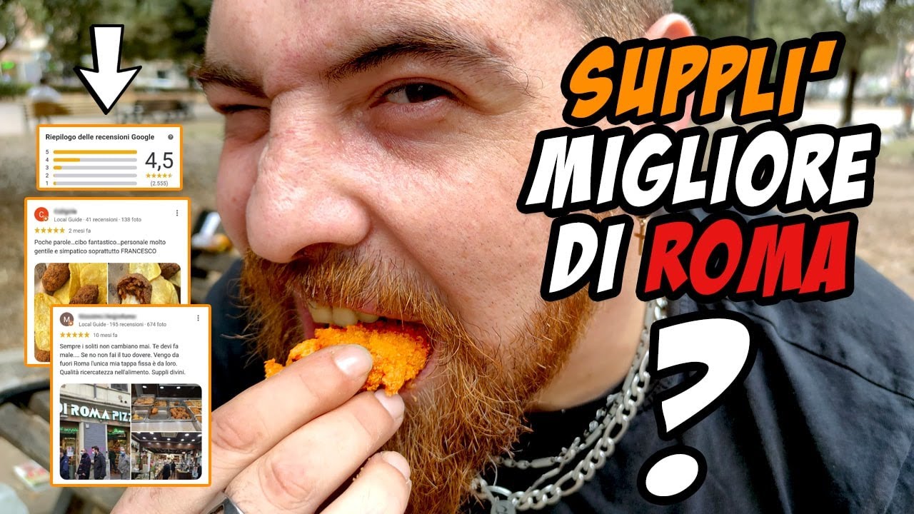 E' il SUPPLI più buono di ROMA come dicono le recensioni su GOOGLE?