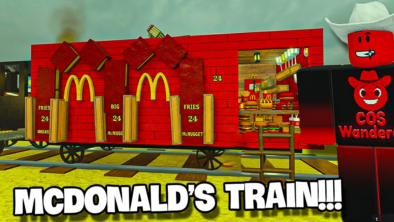 I built a McDonald's Fast Food Train in Dead Rails