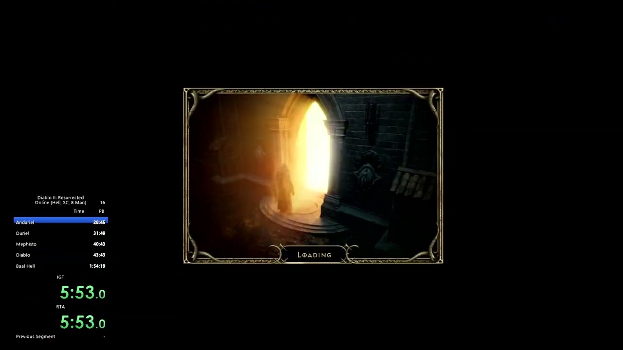 Diablo II: Resurrected | Player 8 Speedrun Normal - Hell | 1:49:08 | German