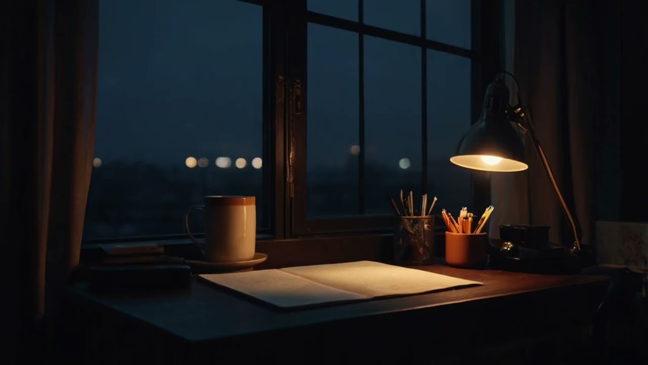 Late Night Desk Lofi 🌙 Deep Focus Music for Work & Productivity | Calm Desk Music