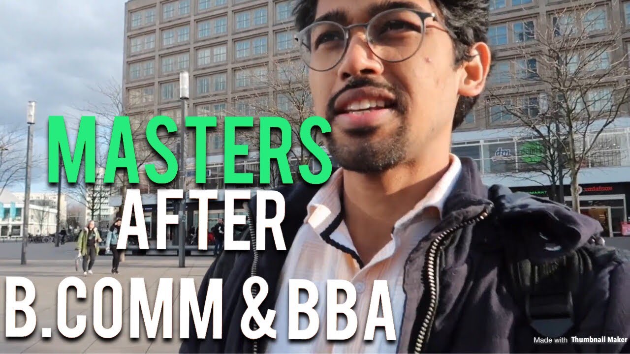 MASTERS AFTER B.COMM OR BBA FROM FRANCE 🇫🇷& GERMANY 🇩🇪