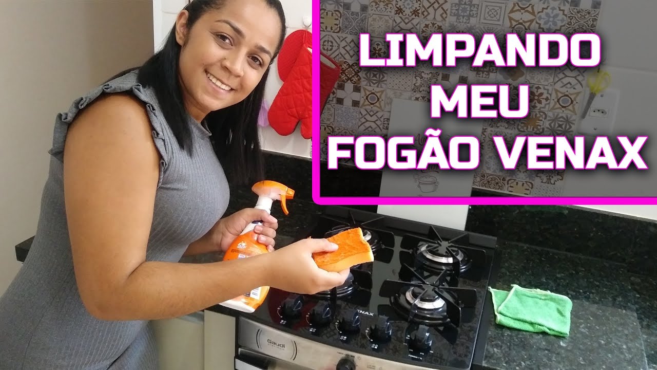 Fazendo uma limpeza geral no fogão venax