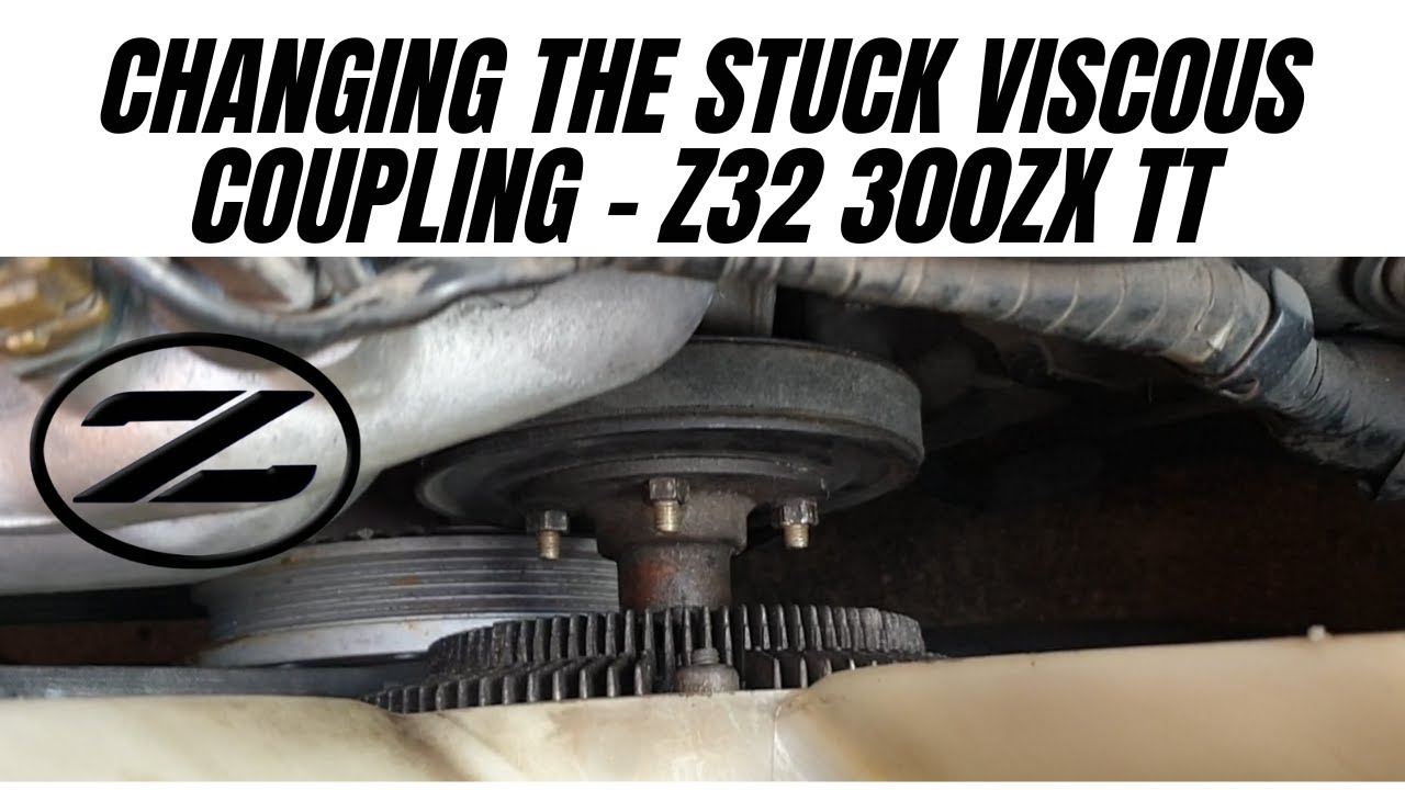Nissan Fairlady z32 300zx Twin Turbo Manual - How to change Radiator Fan Viscous Coupling