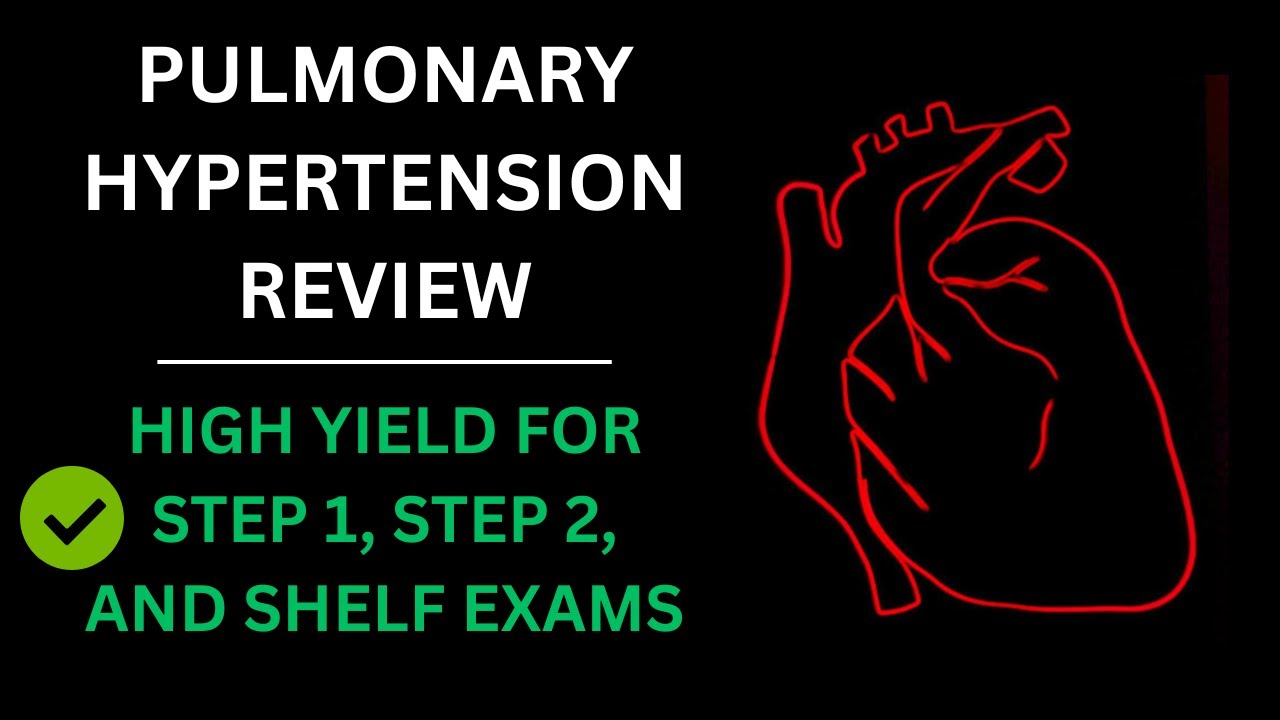 Pulmonary Hypertension High-Yield for Step 1/2