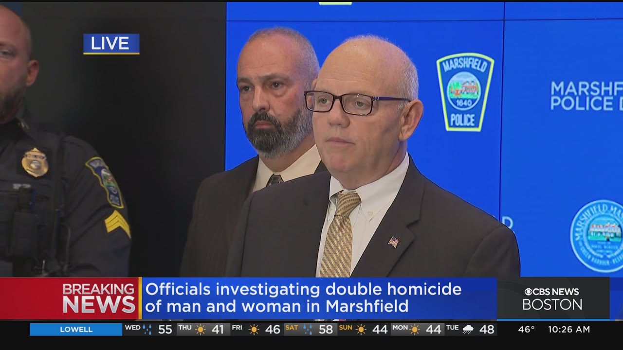 Police issue alert for man wanted in murder of Marshfield couple