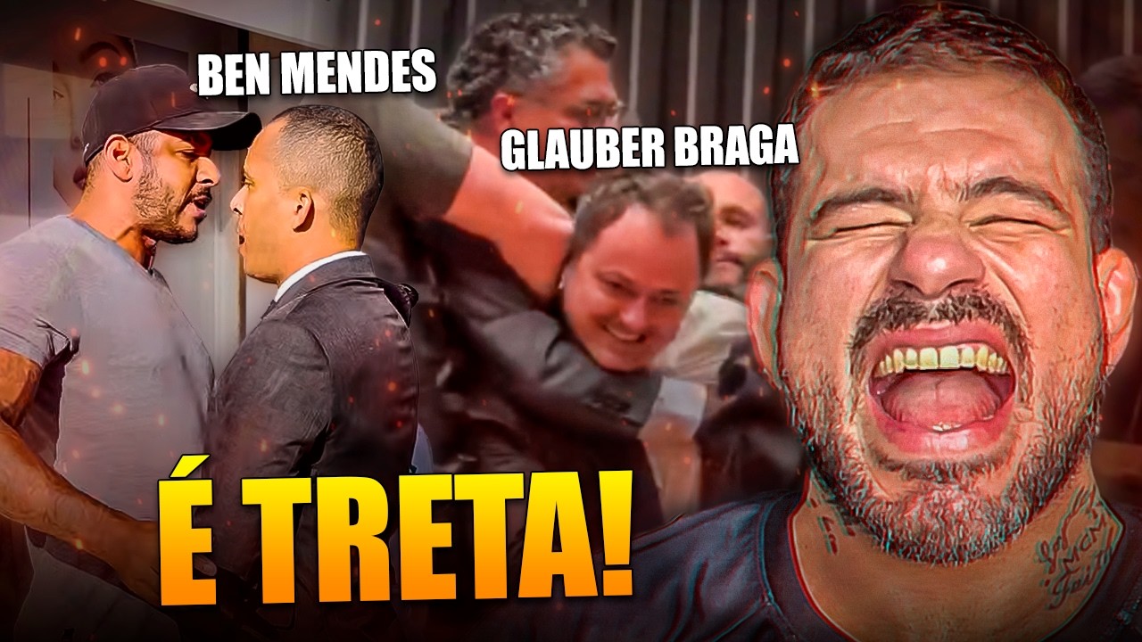 BEN MENDES BRIGA E GLAUBER BRAGA APANHA!