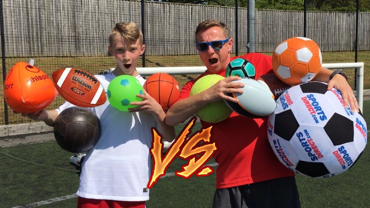 MULTI-BALL CHALLENGE VS MY DAD! (WITH A FORFEIT)