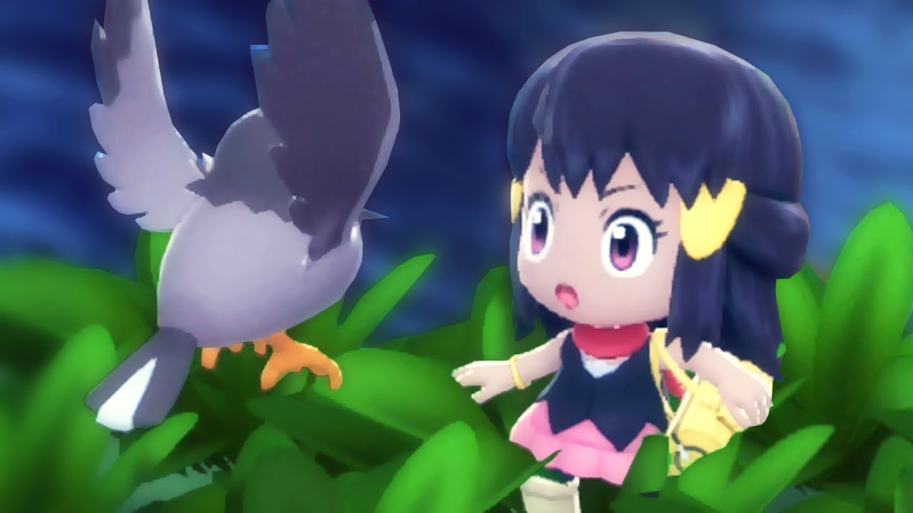 Pokémon Brilliant Diamond - Twinleaf Town & Choosing a Starter Pokemon