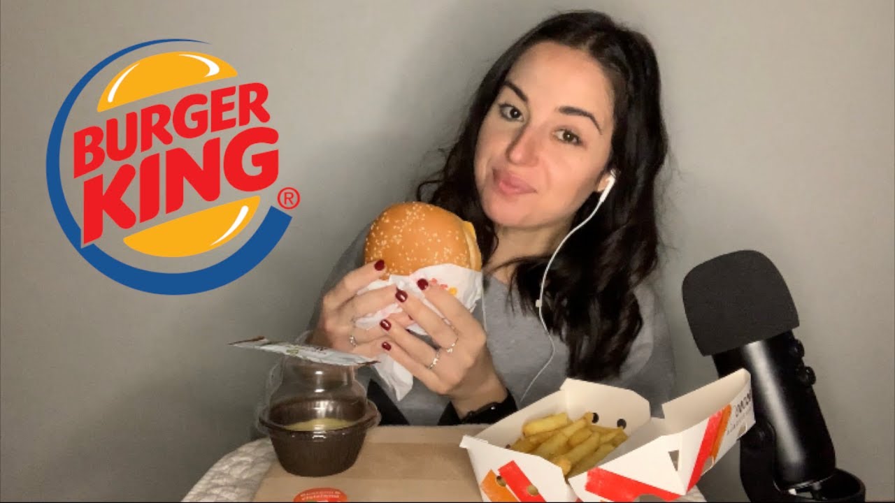 ASMR ITA | BURGER KING MUKBANG 🍔 🍟 🤤