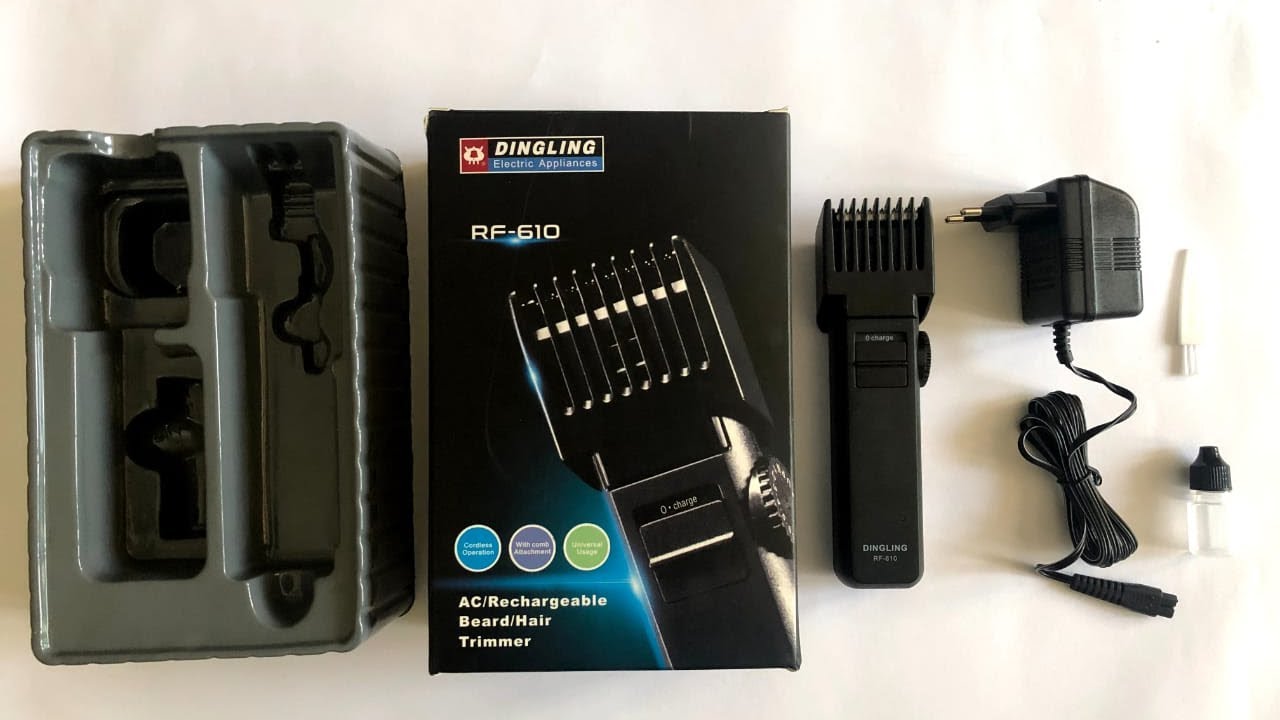 Dingling RF 610 | Hair and Beared Trimmer | The Unboxer