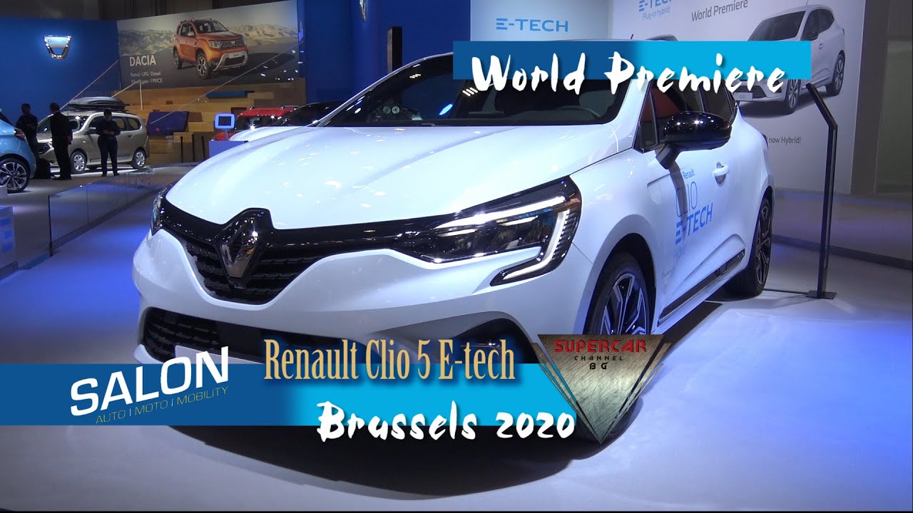 2020 Renault Clio E-Tech Hybrid Interior Exterior Walkaround Brussels Motor Show 2020
