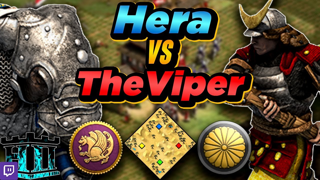 Persians vs Japanese 1v1 Arabia | vs Viper | AoE2