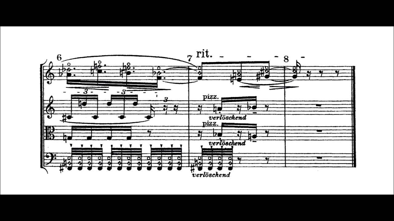 Anton Webern - 6 Bagatelles, Op. 9