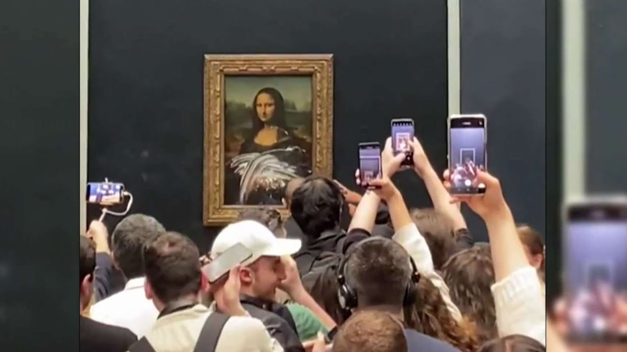 ואז המבקר השליך עוגה על המונה ליזה: התקרית המוזרה במוזיאון