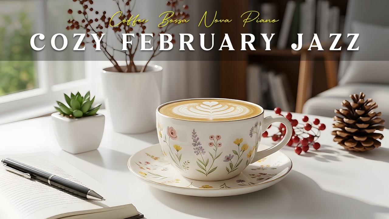 Golden Spring Morning Jazz ☕ Cozy Coffee Ambience & Elegant Bossa Nova for Positive Mood