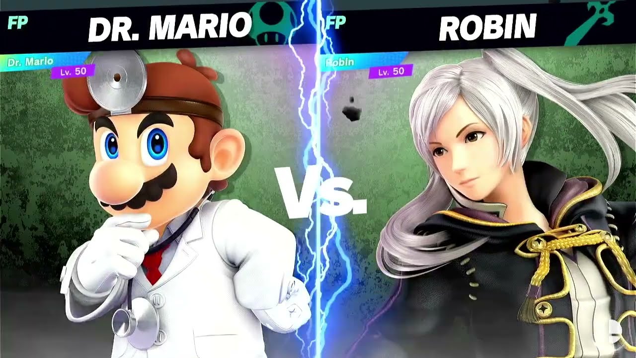 Super Smash Bros Ultimate Amiibo Fights Dr Mario vs the World EX vs Robin