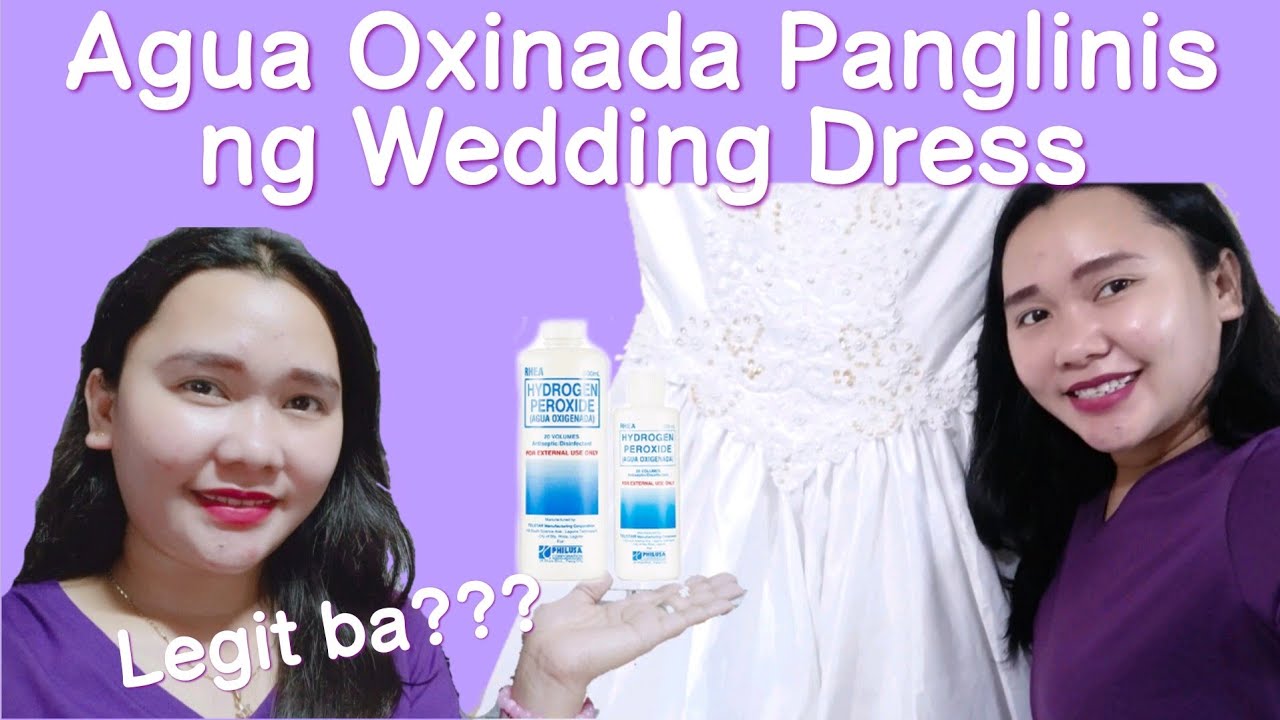 How to clean your WEDDING DRESS at home (Agua Oxinada)+Load Giveaway:VLOG#1 #weddingdresscleaning