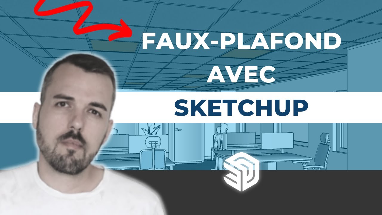 [TUTO] Cr&eacute;er un faux-plafond suspendu avec SketchUp 💼