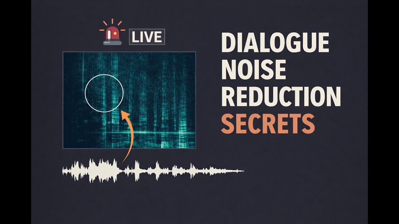 Dialogue Noise Reduction Secrets (That Actually Work)