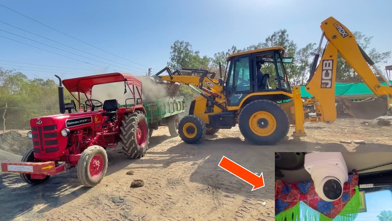 CCTV Camera in JCB 3dx Plus Expert JCB मशीन में कैमरा लगवा दिया