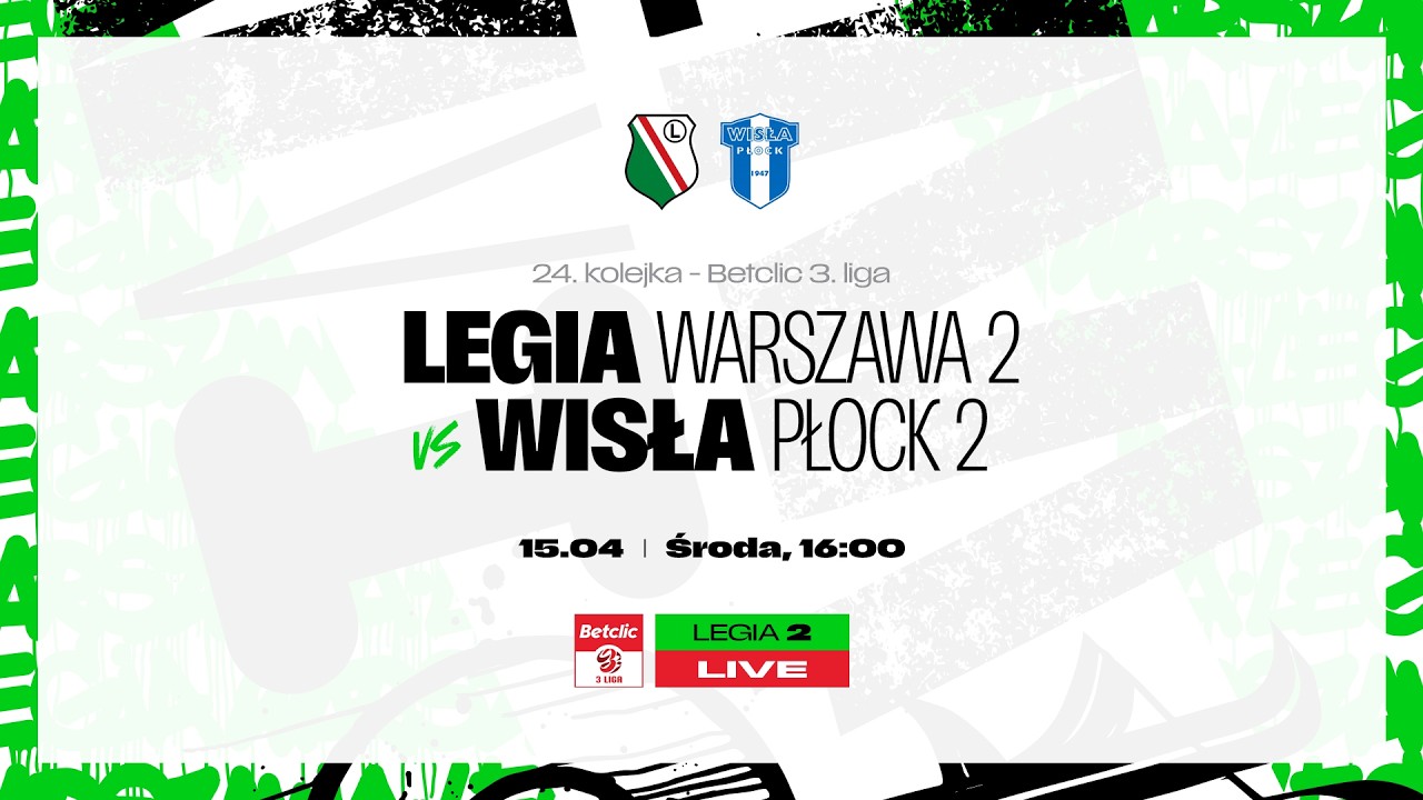 Betclic 3. Liga 2025/26: Legia Warszawa 2 vs Wisła Płock 2 (live)