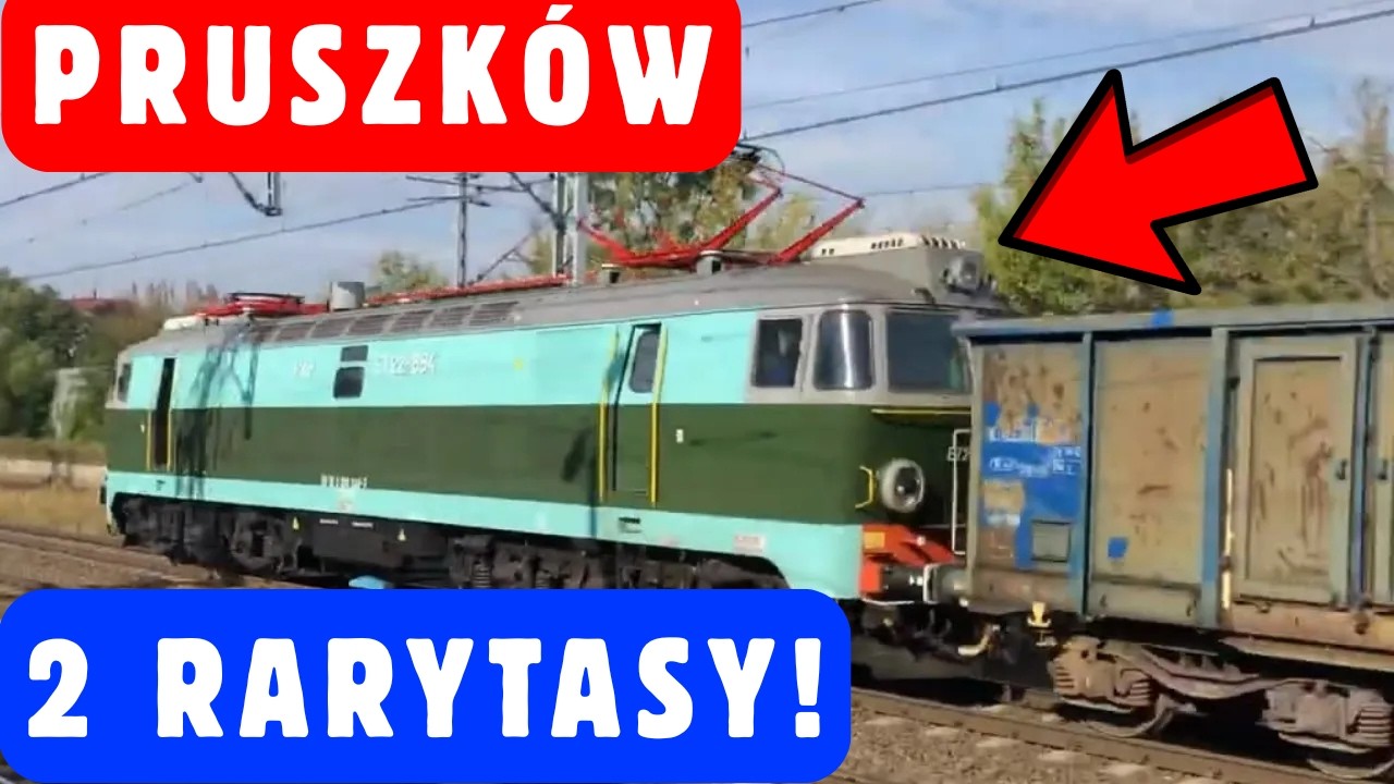 Fenomenalne lokomotywy na stacji Pruszków!!!