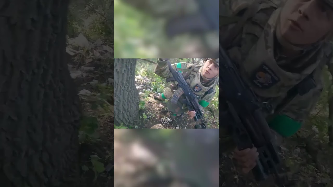 Brave Azov Brigade rains fire on Russian targets in forest ambush