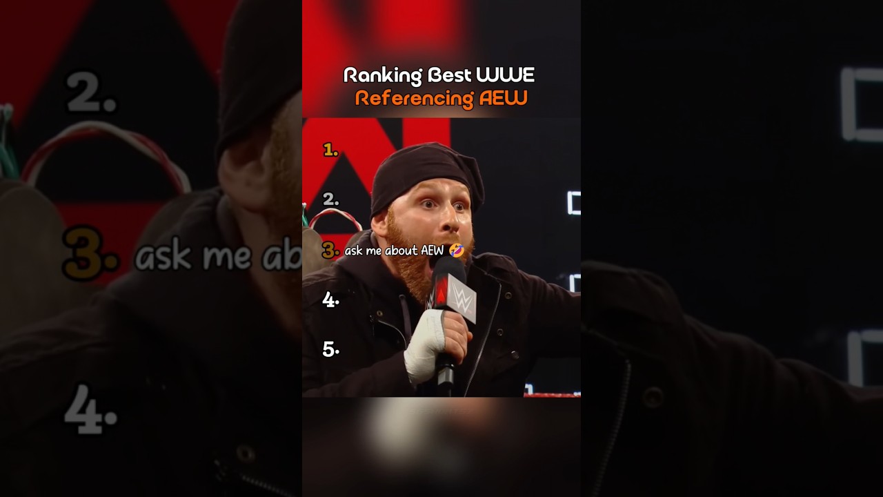 WWE reference to AEW 