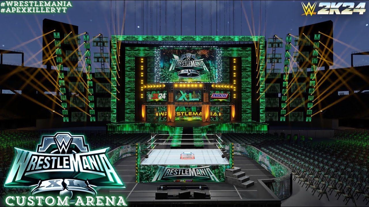 WWE 2K24: WrestleMania XL (40) Custom Arena