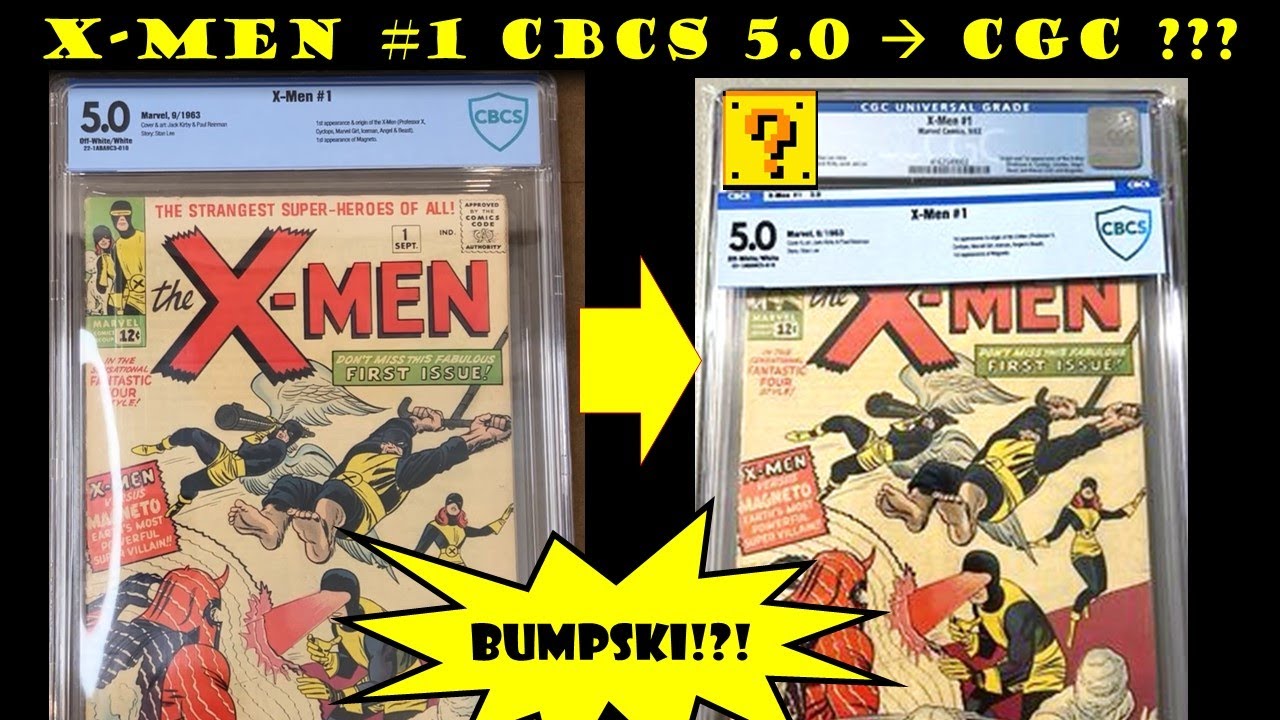 X-Men #1 CBCS 5.0 копия с кряком, химчистка и печать комиксов CGC ??? - Бампски или Баст?!?!