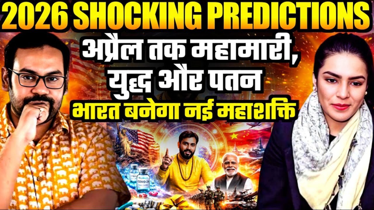 2026 Shocking Predictions | Pandemic by April, War & India’s Rise as New Superpower | Amber Zaidi