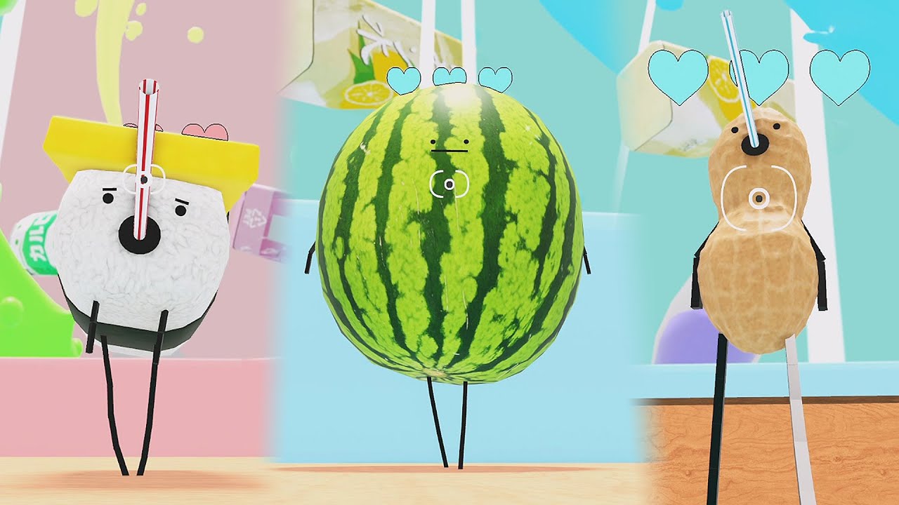 Juice Party with Tamago Sushi, Watermelon, Peanut in Secret Staycation [Roblox]
