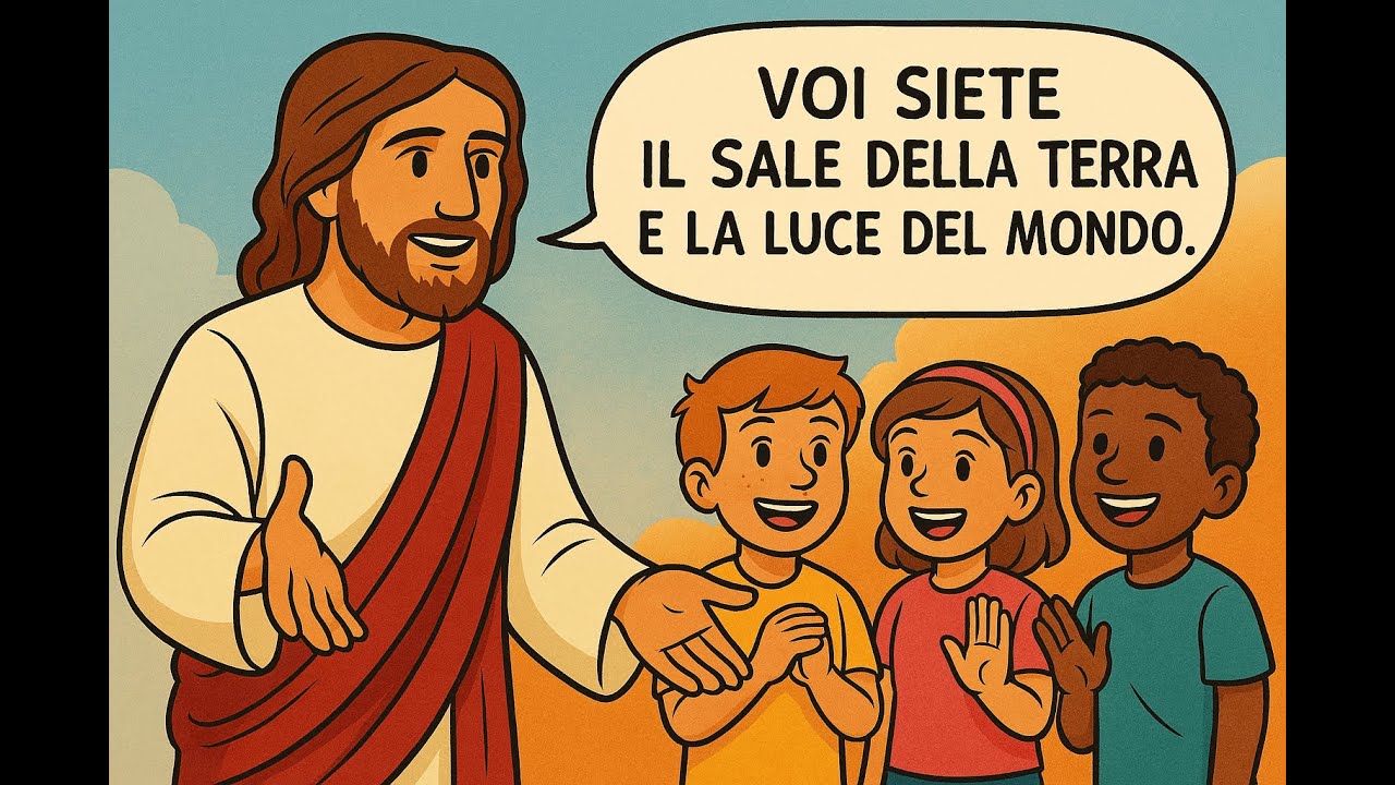 Vangelo per Bambini: domenica 8  febbraio 2026 ⛪#vangelo  #catechismo@Vatican News @Tv2000it
