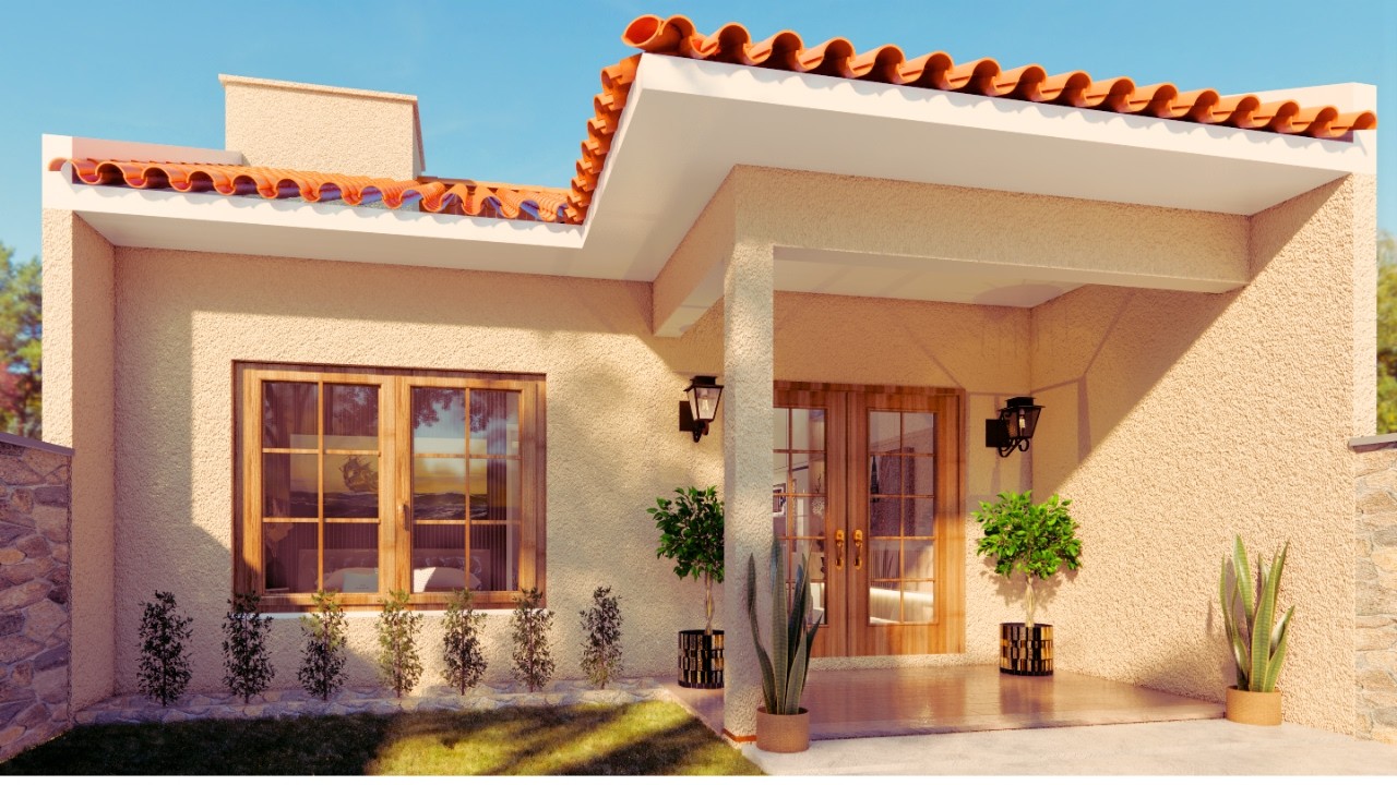 CASA PEQUENA ACONCHEGANTE || PROJETO MODERNO BAIXO CUSTO !!