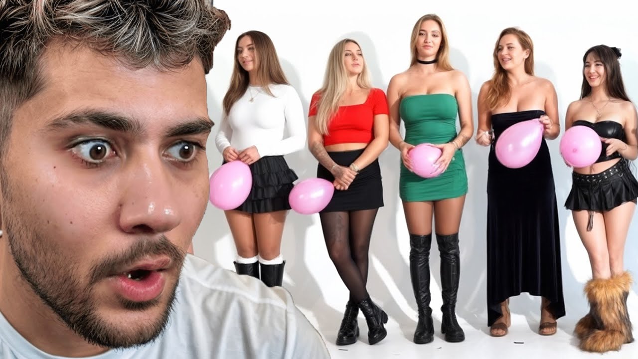 7 OF GIRLS vs HAMED (Pop The Balloon)