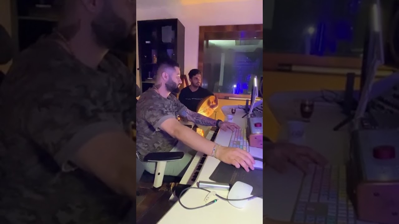 بث مباشر نصرت البدر مع الموزع حناطة في تسجيل قي استوديوهات