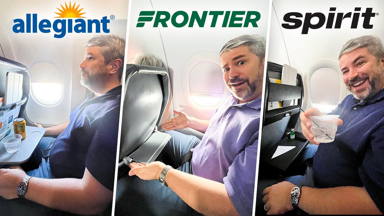 ХУДШИЕ авиакомпании Америки? (Allegiant против Frontier против Spirit)