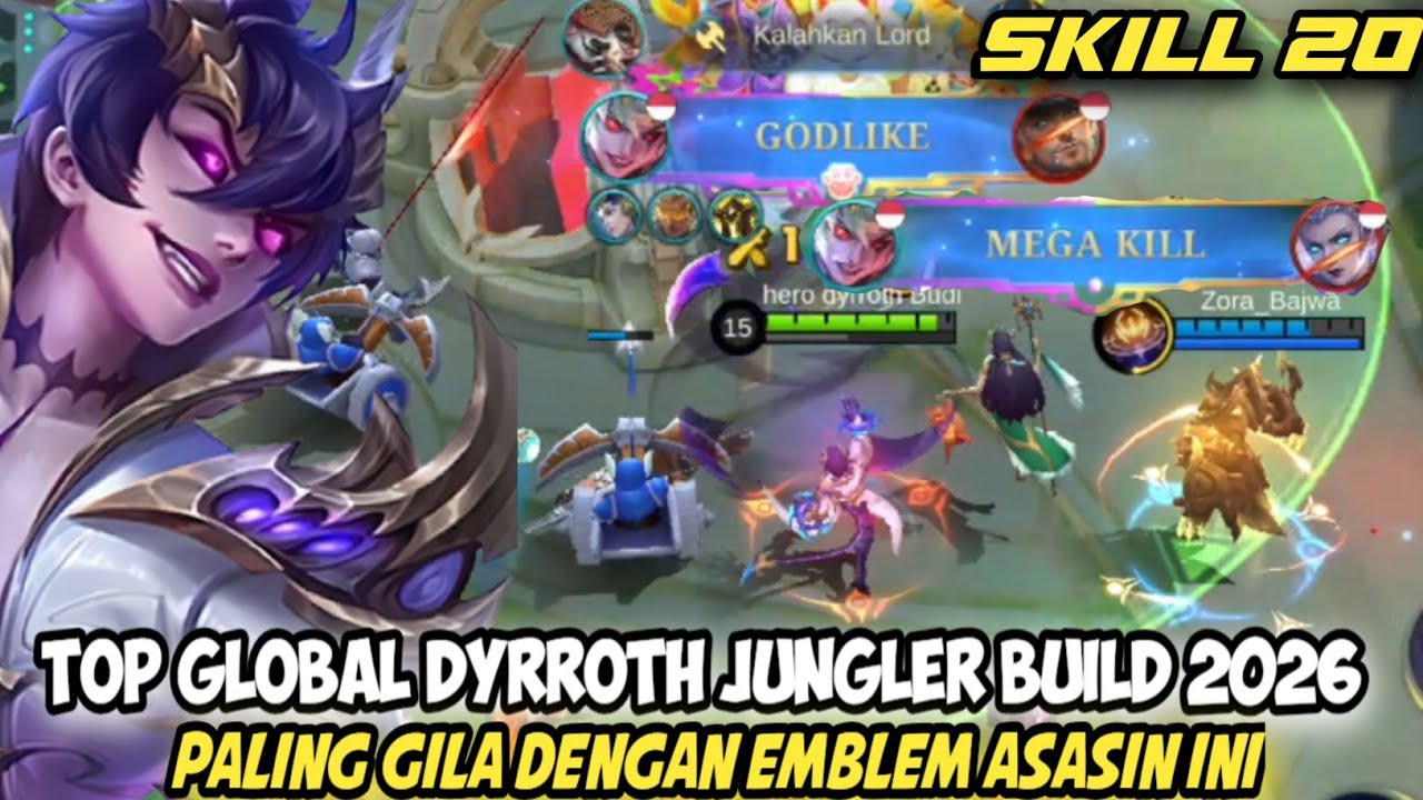 Ternyata Begini Cara Top Global Main Dyrroth Jungler 2026