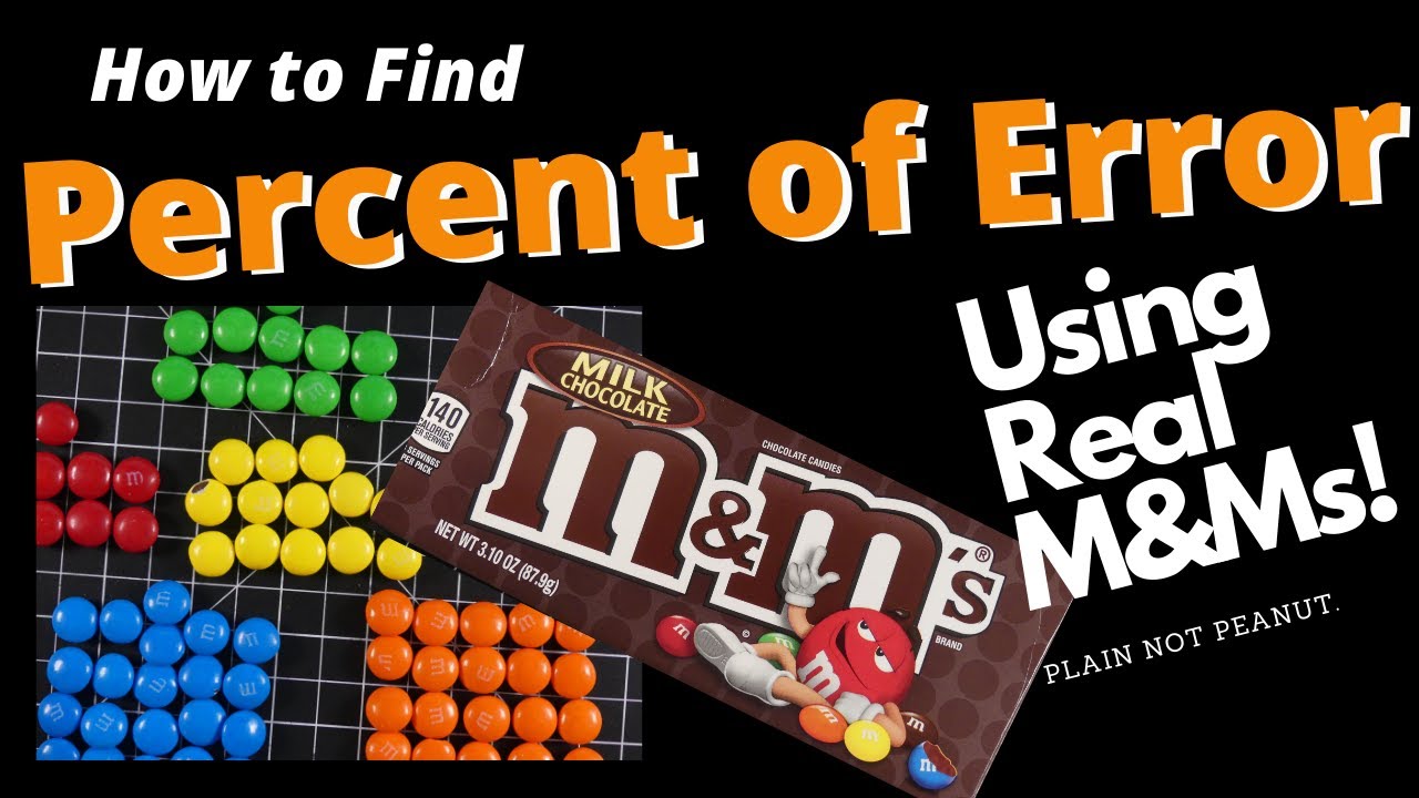 Percentage: How to Find the Percentage of Error