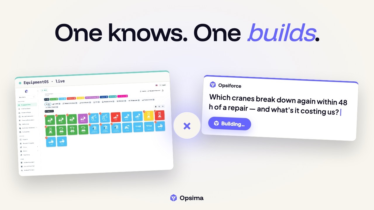 The Platform That Knows &times; the Builder That Ships | Opsima