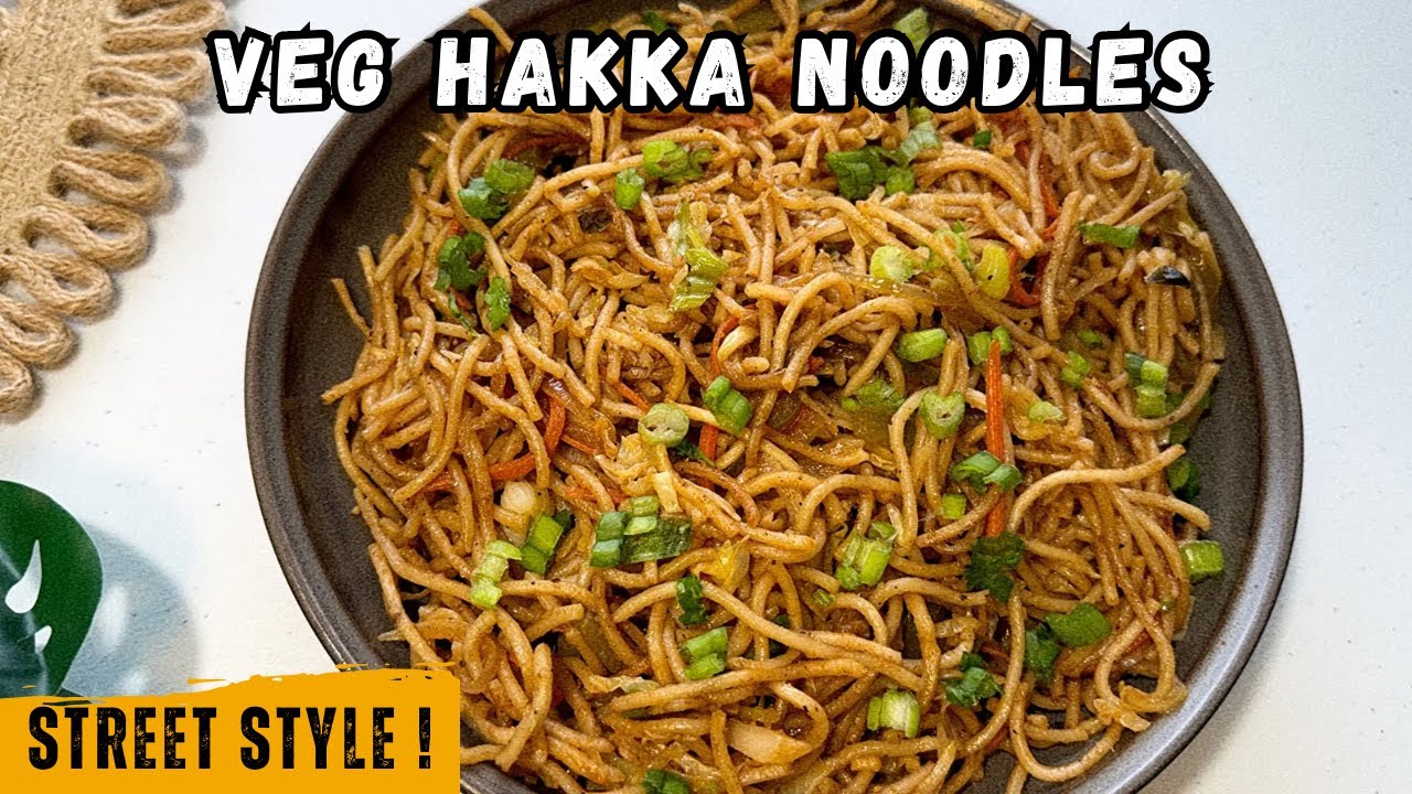 Veg Hakka Noodles at Home 😍 | Street Style Taste | home cooking 