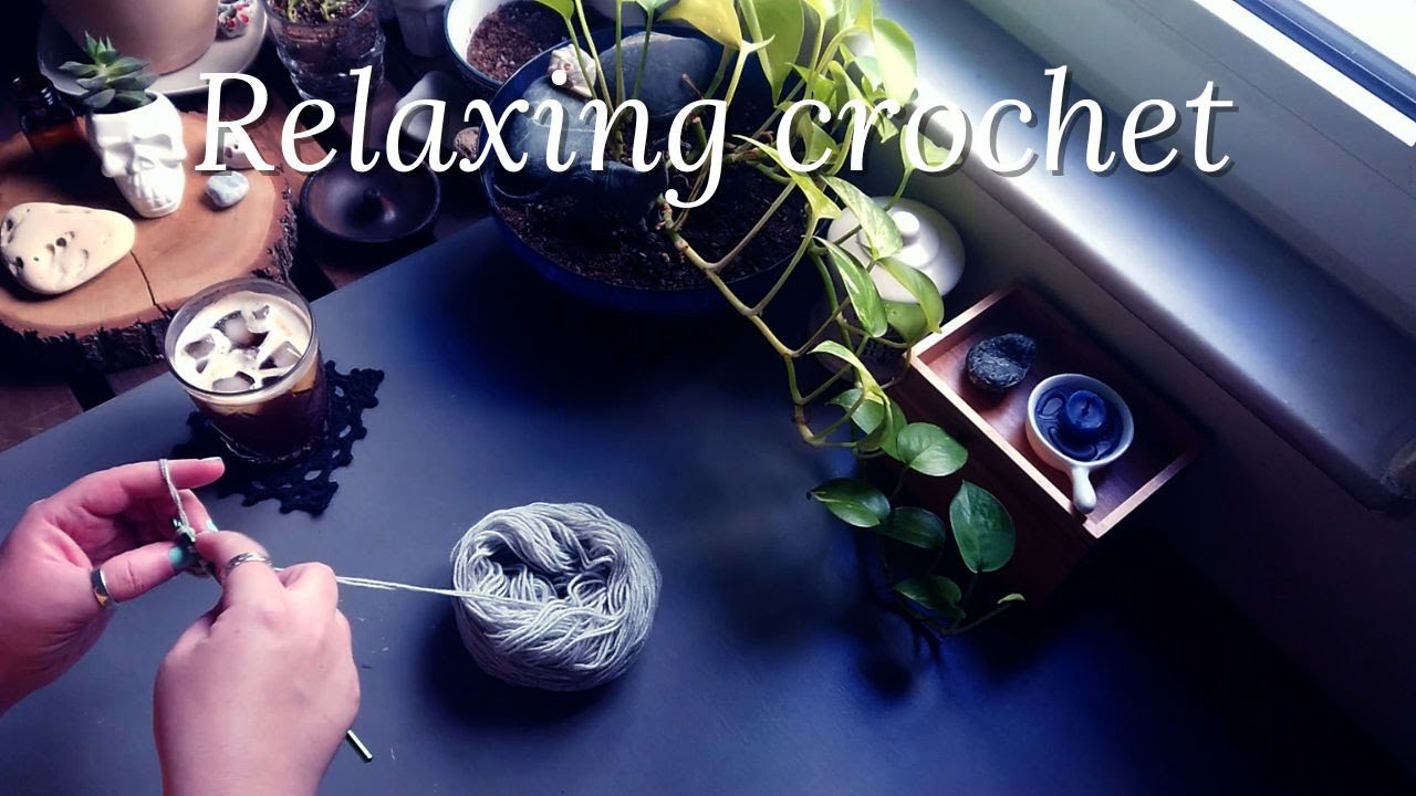 Relaxing crochet • Crochet with me • No talking