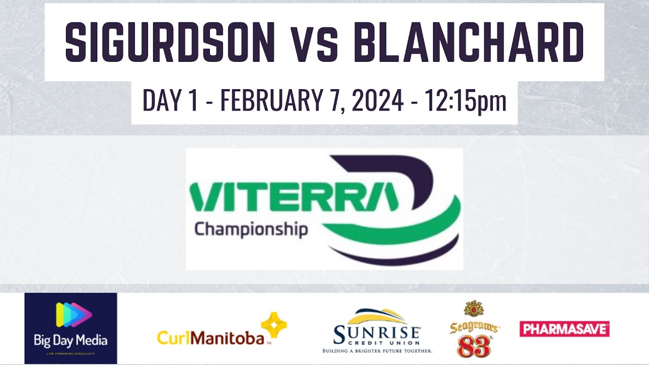 SIGURDSON vs BLANCHARD - 2024 Viterra Championship (Day 1)