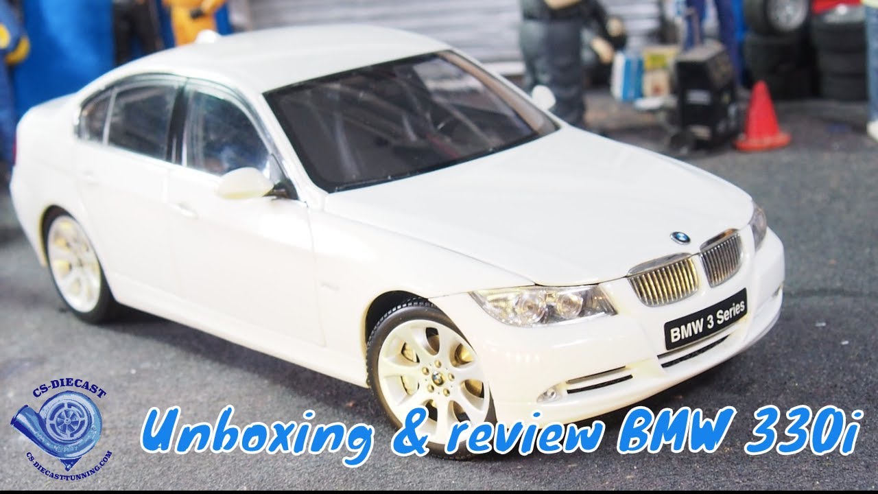 WOW UNBOXING BMW 330I KYOSHO 1:18 DIECAST MODEL