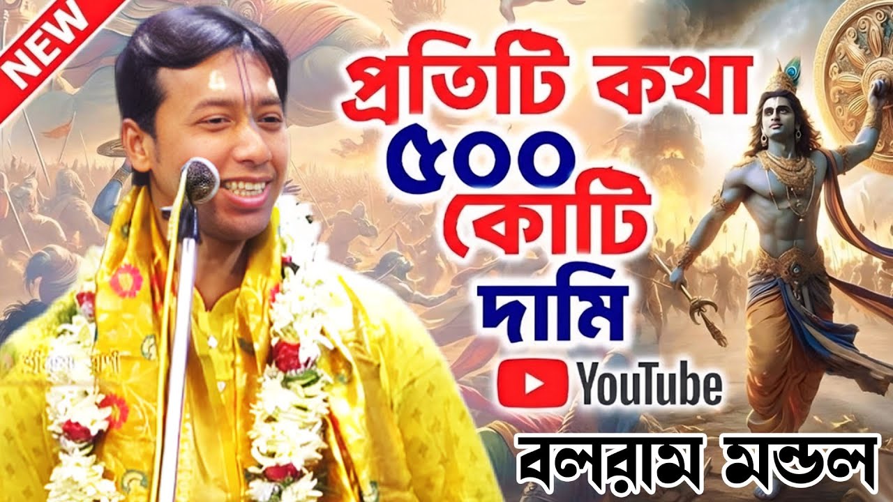প্রতিটি কথা ৫০০ কোটি দামী  // Baloram Mondal // krishna bani