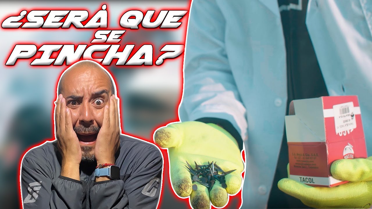 ¿Qué tanto AGUANTA una LLANTA?🔥 Se PINCHARA? Vidrio y tachuelas - Mito o Moto