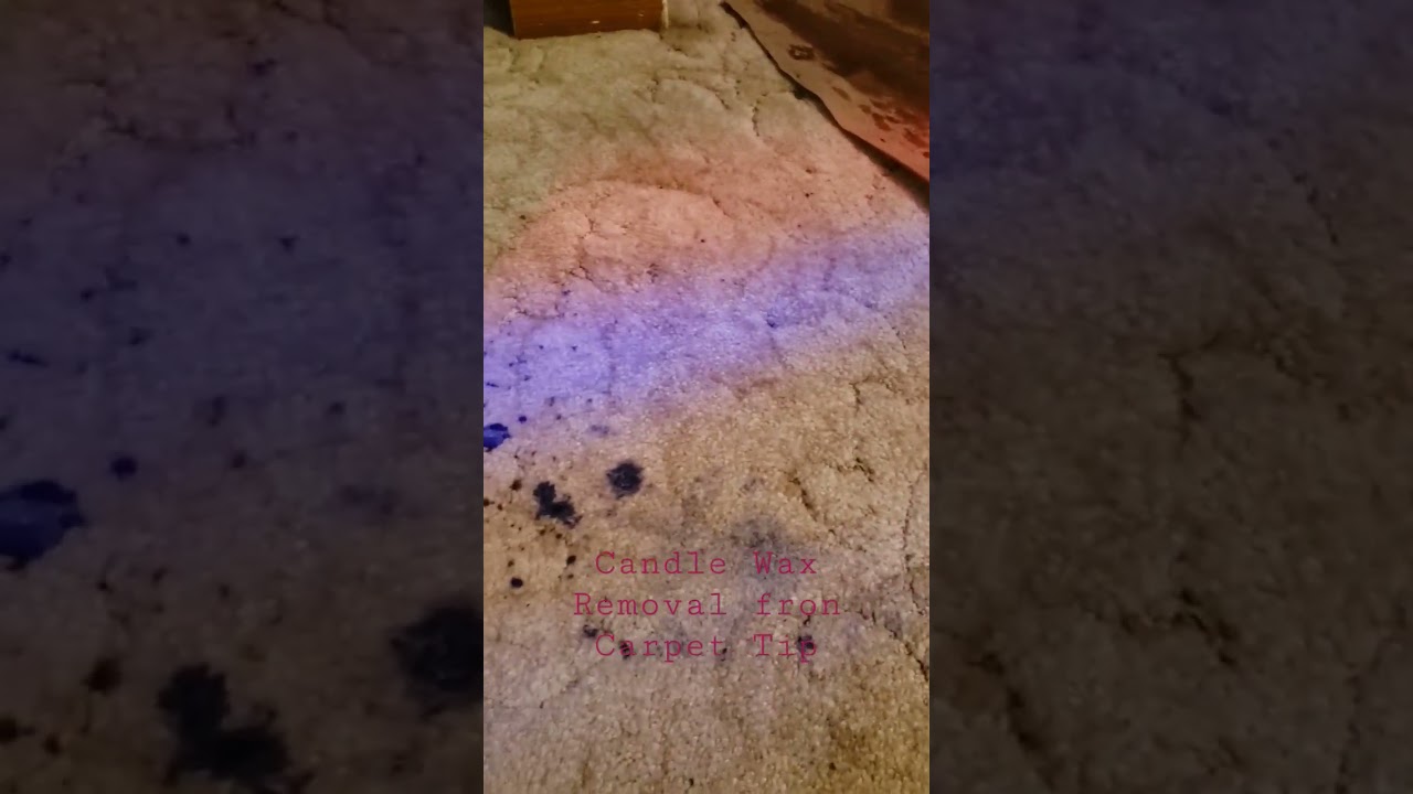 April 28, 2023 Candle Wax Removal from Carpet w/ Iron Tip Trick DIY