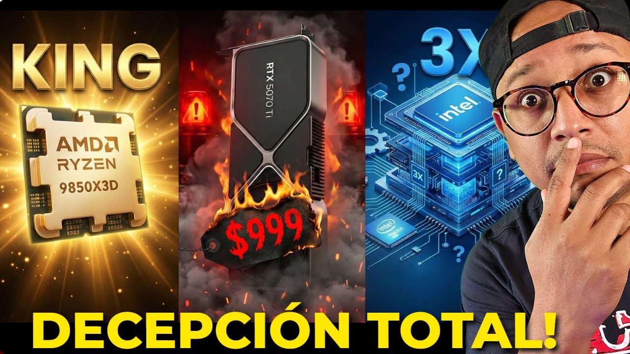 El PC Gaming est&aacute; ROTO: 5070 Ti impagable y el Refrito de AMD